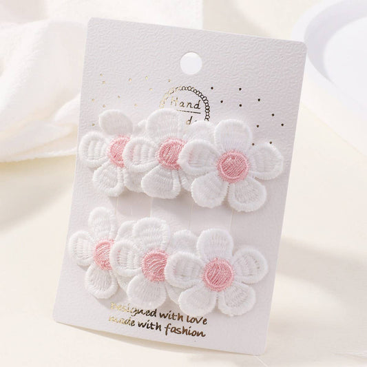 Baby Fabric Bow BB Clip Set ??Gentle on Hair_CWAHA6713