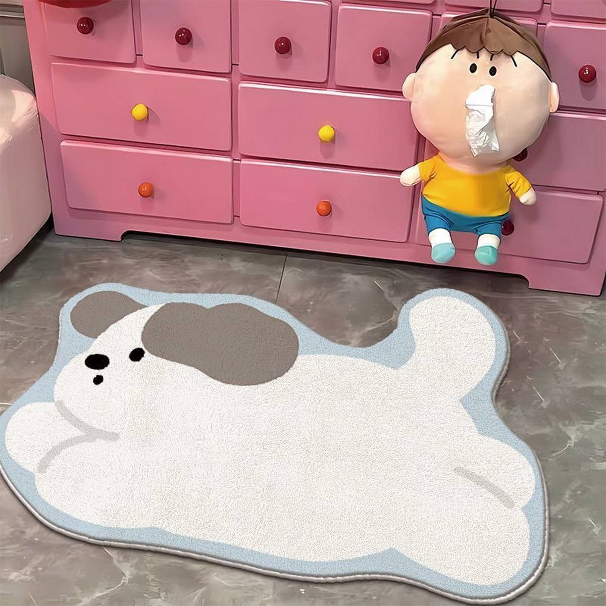 Cartoon Cake Mat, Cozy Rug for Bedroom & Bath_CWMM7506