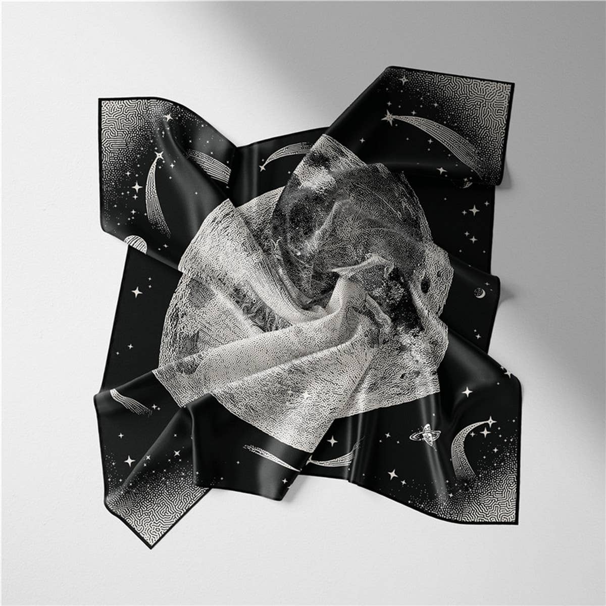 Travel Scarf - Versatile Starry Sky Printed Shawl