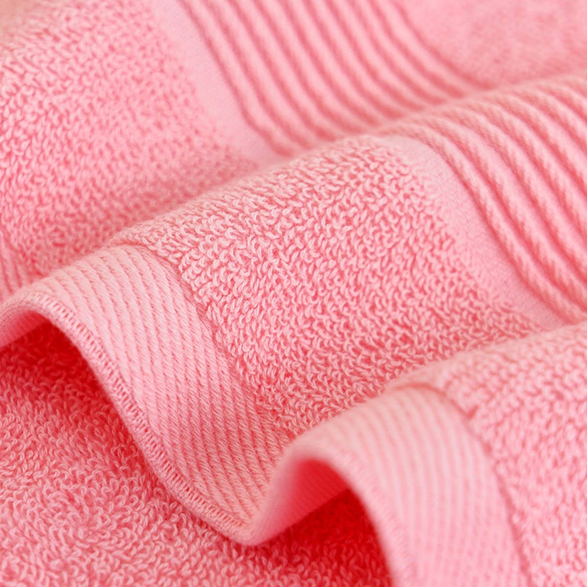 HOUSEHOLD SOLID COLOR THIN SOFT COTTON TOWEL