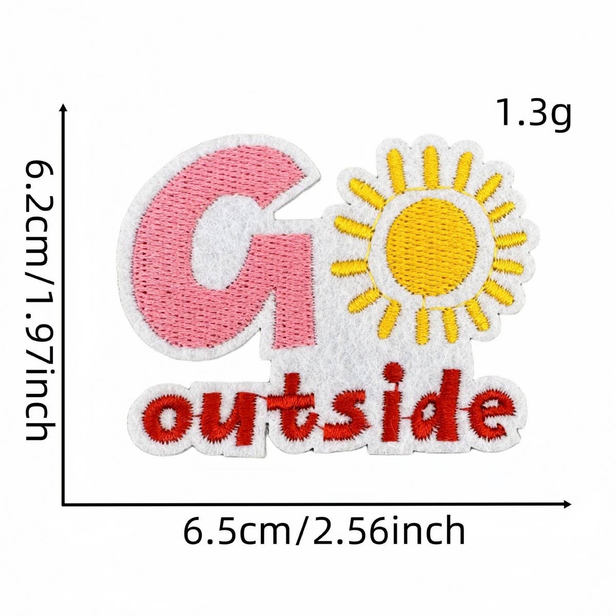 PERSONALIZED COLORFUL ENGLISH EMBROIDERY PATCH_CWMM4029