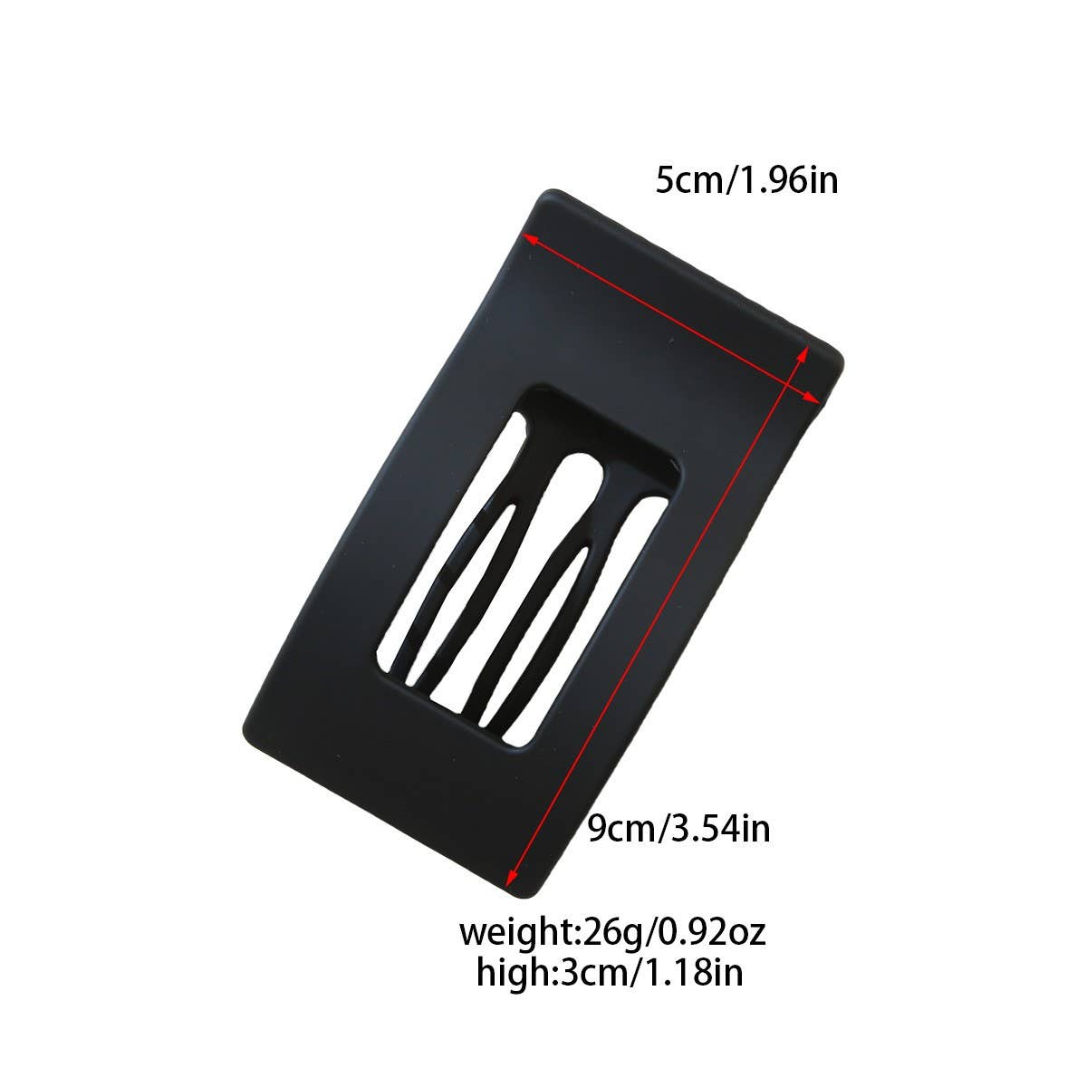 CWAHA07404_LARGE NO-CREASE FLAT DUCKBILL HAIR CLIP