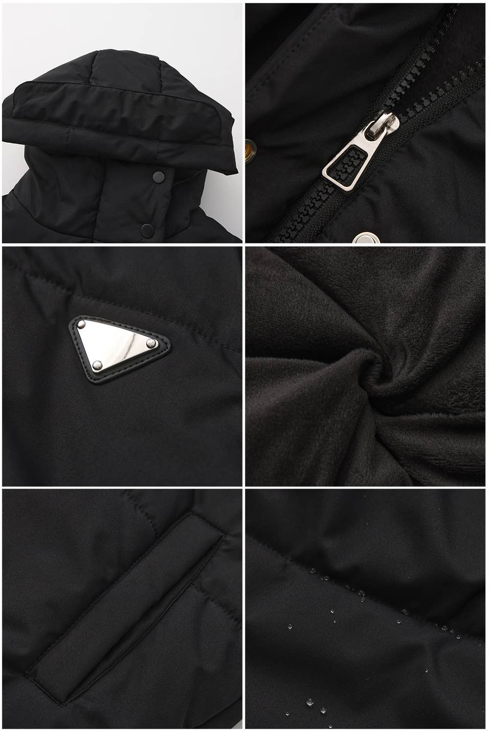 Short and thick breaded cotton-padded jacket