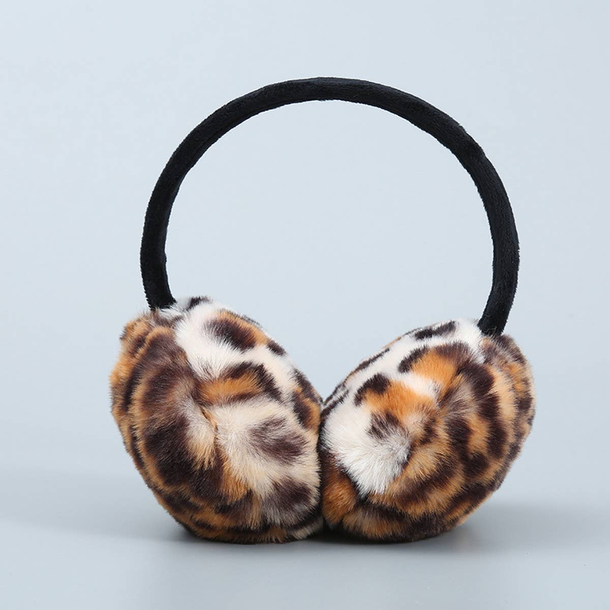 CUTE LEOPARD PRINT ANTIFREEZE EARMUFFS