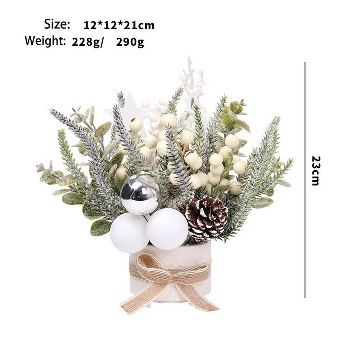 Mini Nordic Christmas Tree Decor Tabletop Gift_CWMM9889