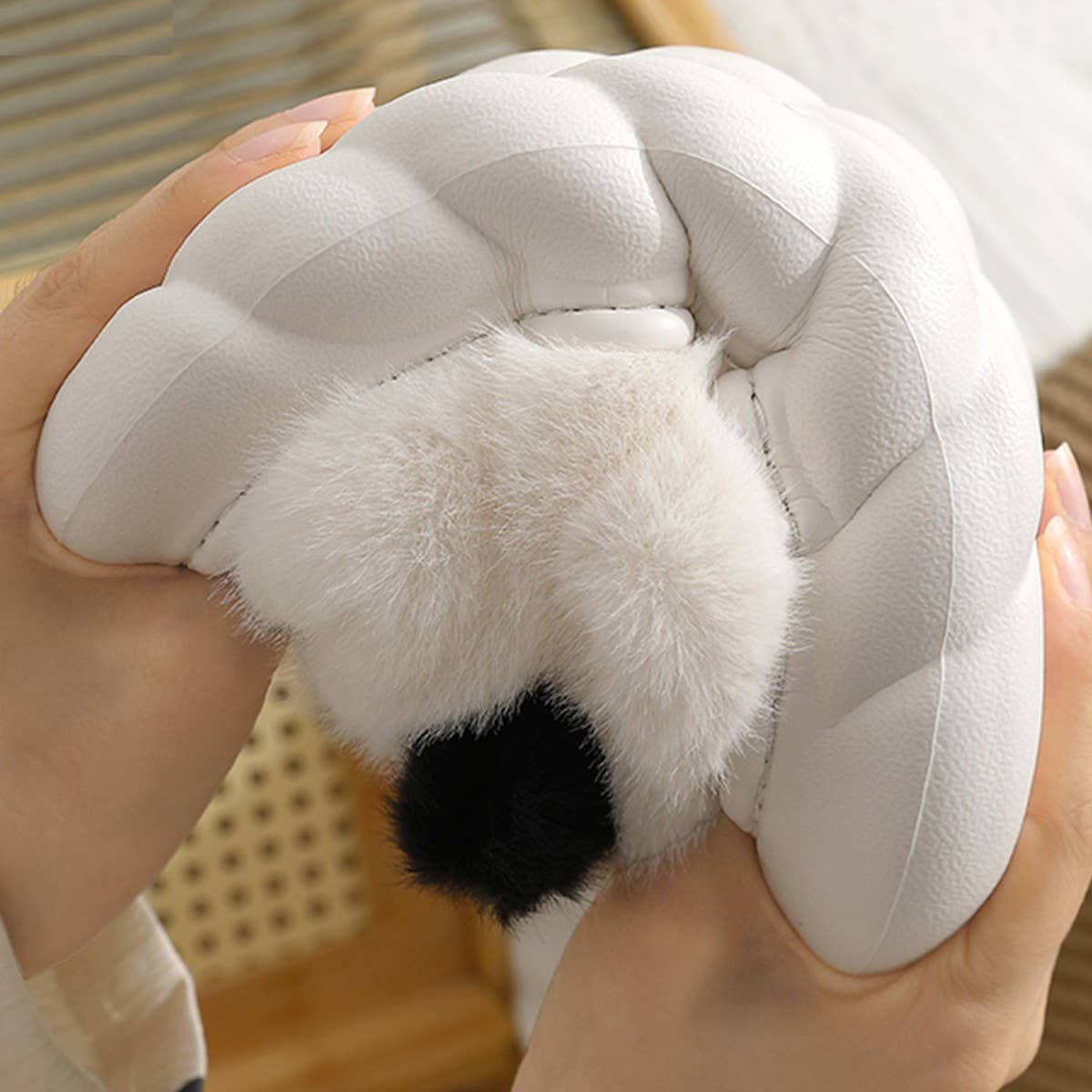 CUTE CAT ANIMAL WARM HOUSE SLIPPERS FUZZY SLIPPER