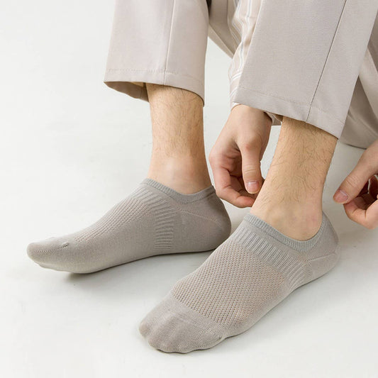 MEN'S BONELESS MESH SHALLOW INVISIBLE SOCKS