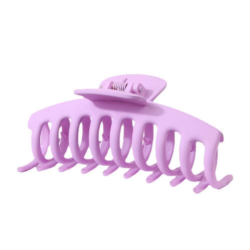 4.3" Matte PS Plastic Hair Claw Clip, Strong Hold_CWAHA0090