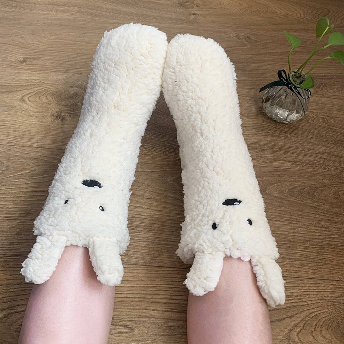WINTER COTTON WOOL FOOT WARMER SOCK SLIPPERS