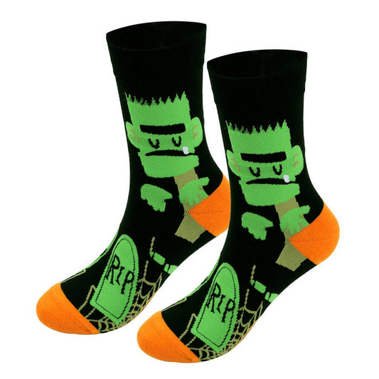 CWMS02720_HALLOWEEN PLUS SIZE CREW SOCKS