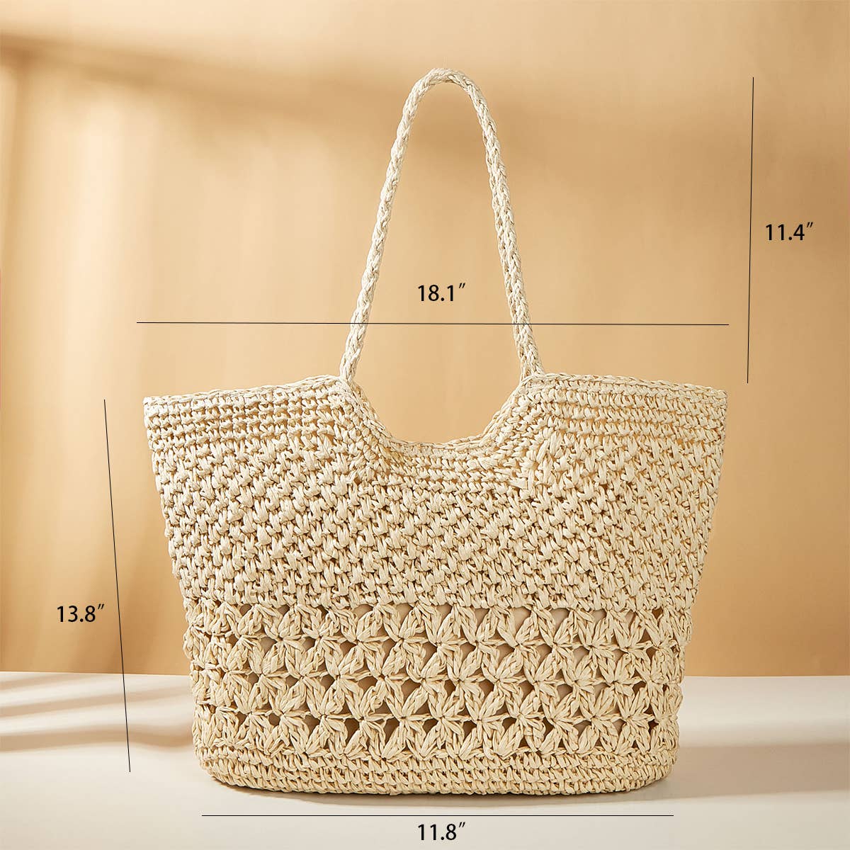 WOMEN FASHION SIMPLE HOLLOW TOTE BAGS_CWAB0808