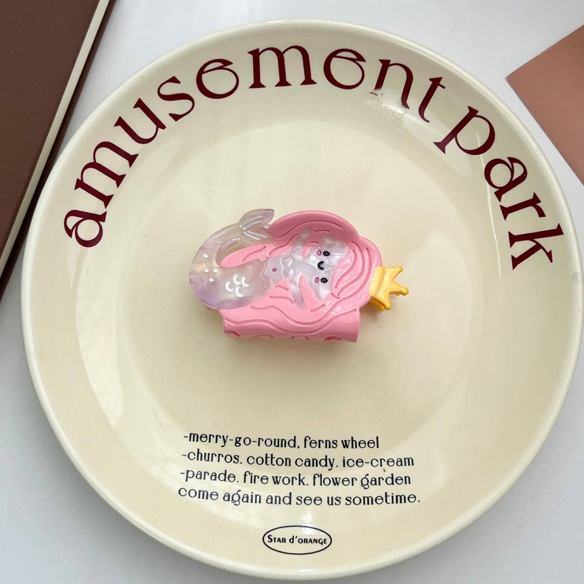 Fairy Tale Mermaid Acetate Claw??œStar Ocean Hairpin_CWAHA5906