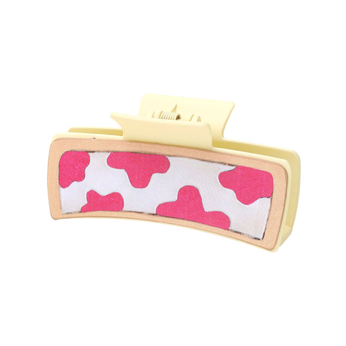 HORSE HEAD PATTERN LEATHER WESTERN HAIR CLAW CLIPS