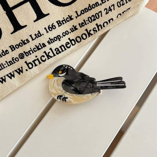 CWAHA07744_CARTOON TULIP BIRD ACETATE HAIR CLIP FOR WOMEN