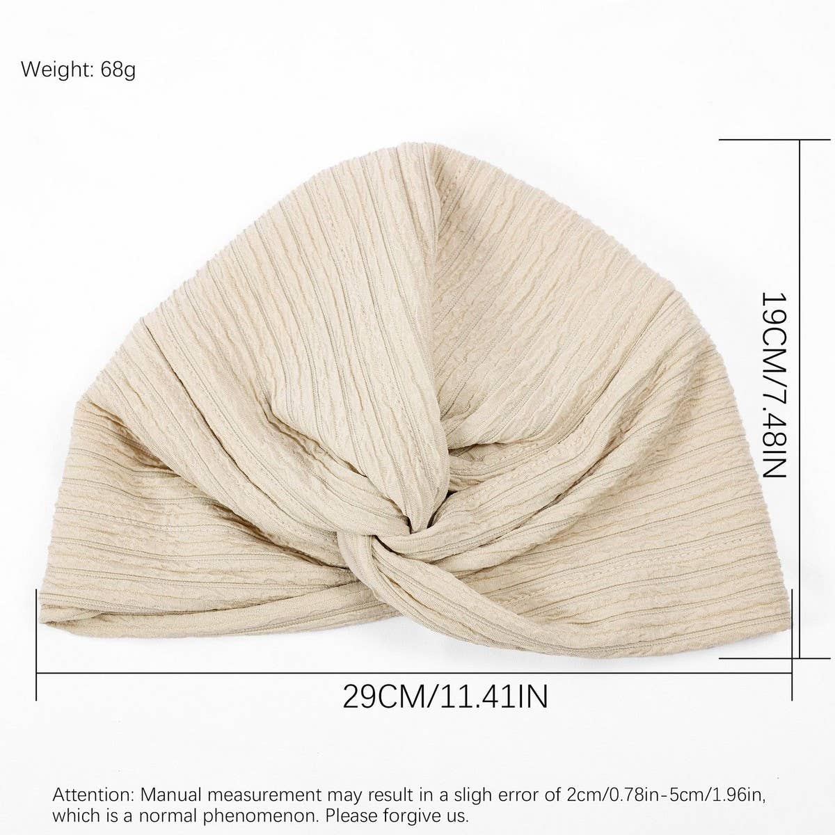FASHIONABLE THICKENED ELASTIC ETHNIC HEADSCARF