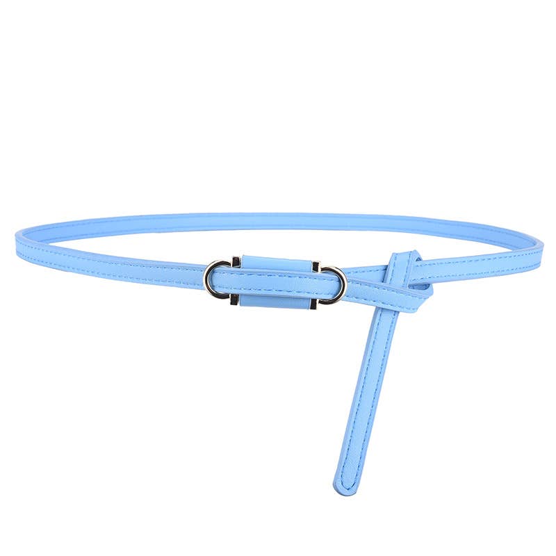 Personalized perforation-free thin waist belt