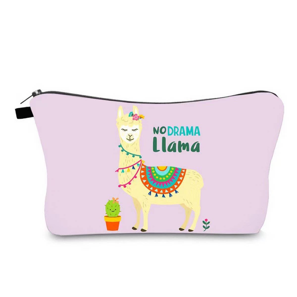 BEST-SELLING ALPACA PRINT COSMETIC BAG_CWAB2264