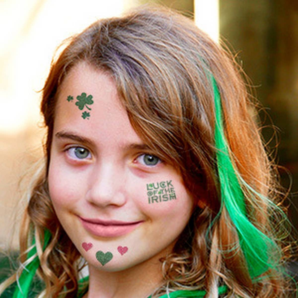 Glitter Leaf Cartoon Tattoo Stickers for Party