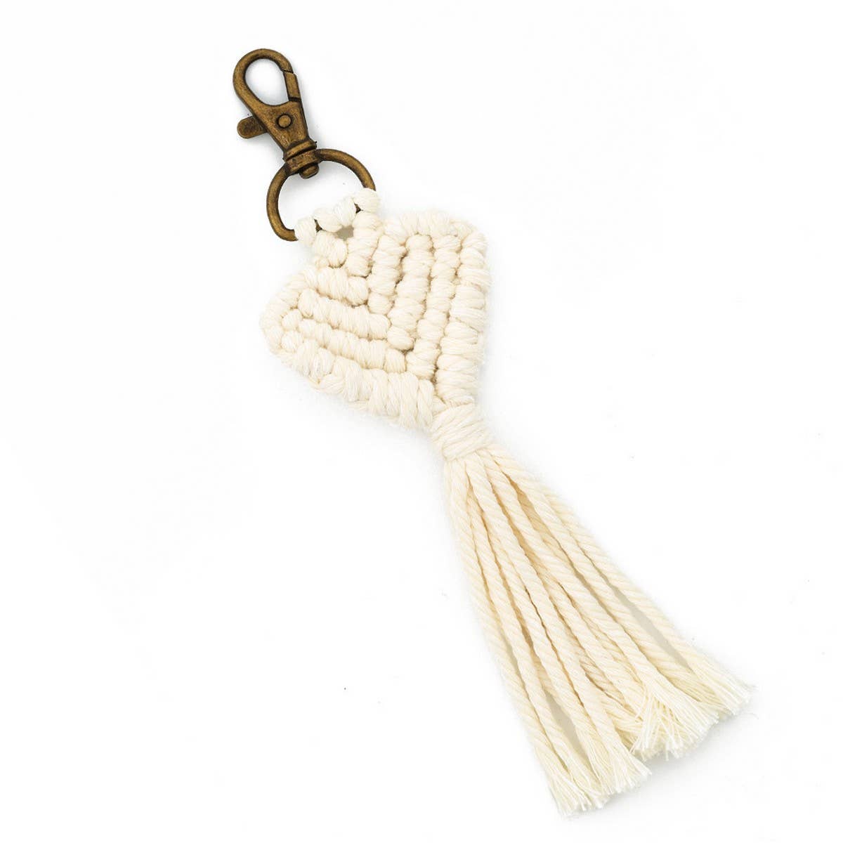 OVE Pendant Woven Keychain Colorful Heart Charm_CWMM6876