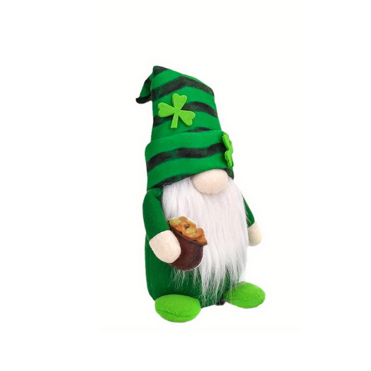ST. PATRICK'S DAY FACELESS GNOME ORNAMENT_CWMM3434