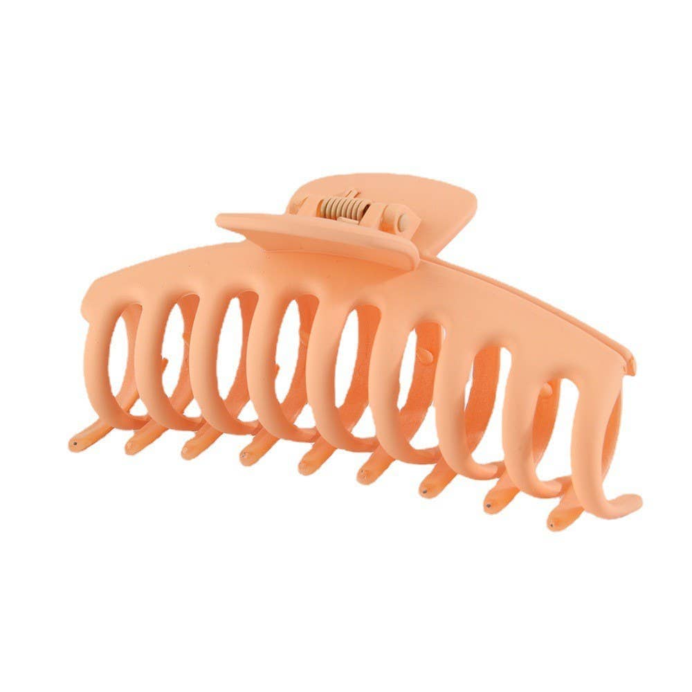 4.3" Matte PS Plastic Hair Claw Clip, Strong Hold_CWAHA0090