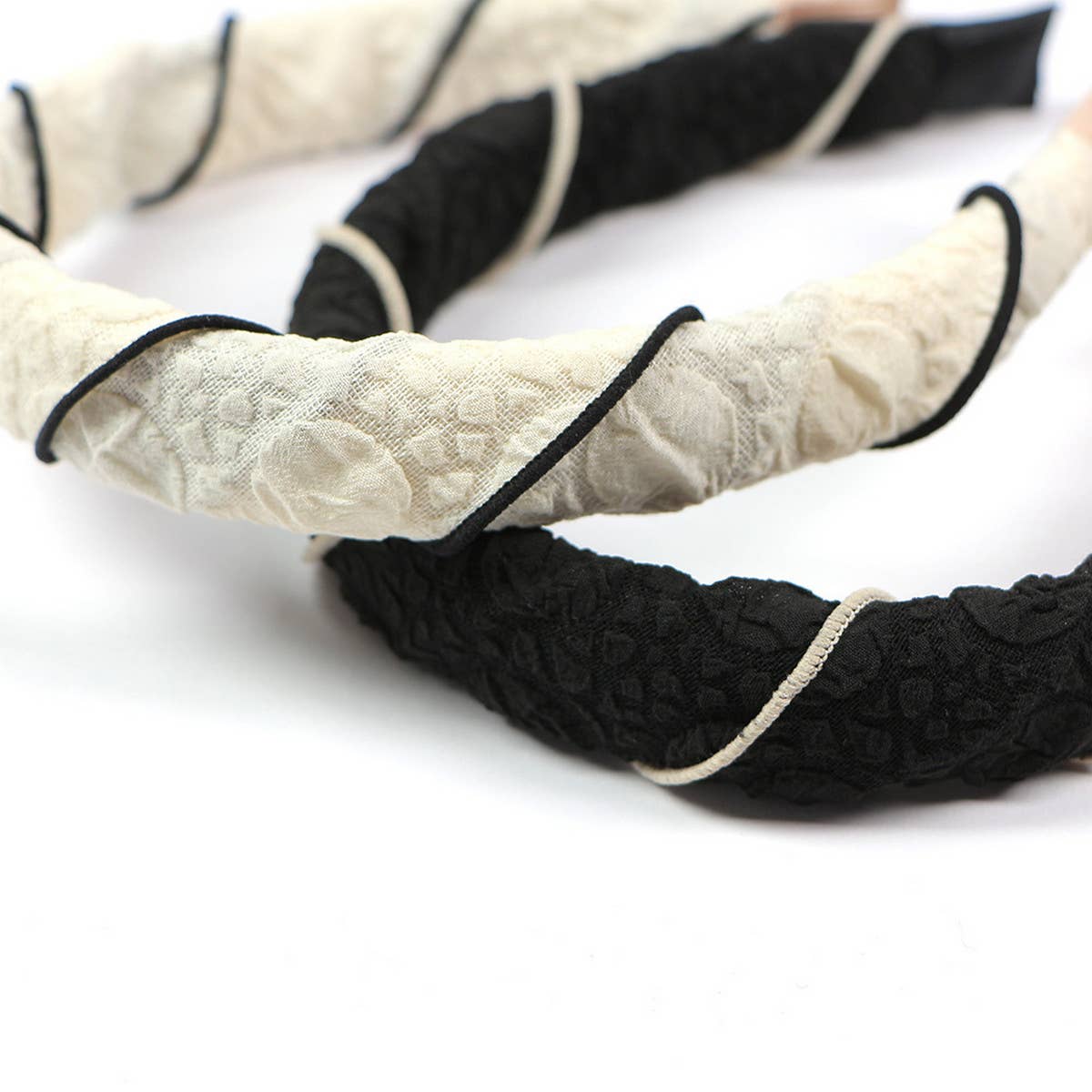 SIMPLE CRUMPLED PLEATED HEADBAND_CWAHA0985