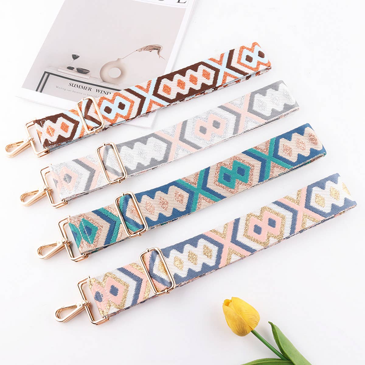 ANTI-SLIP CONTRAST COLOR BAG STRAP_CWMM1040