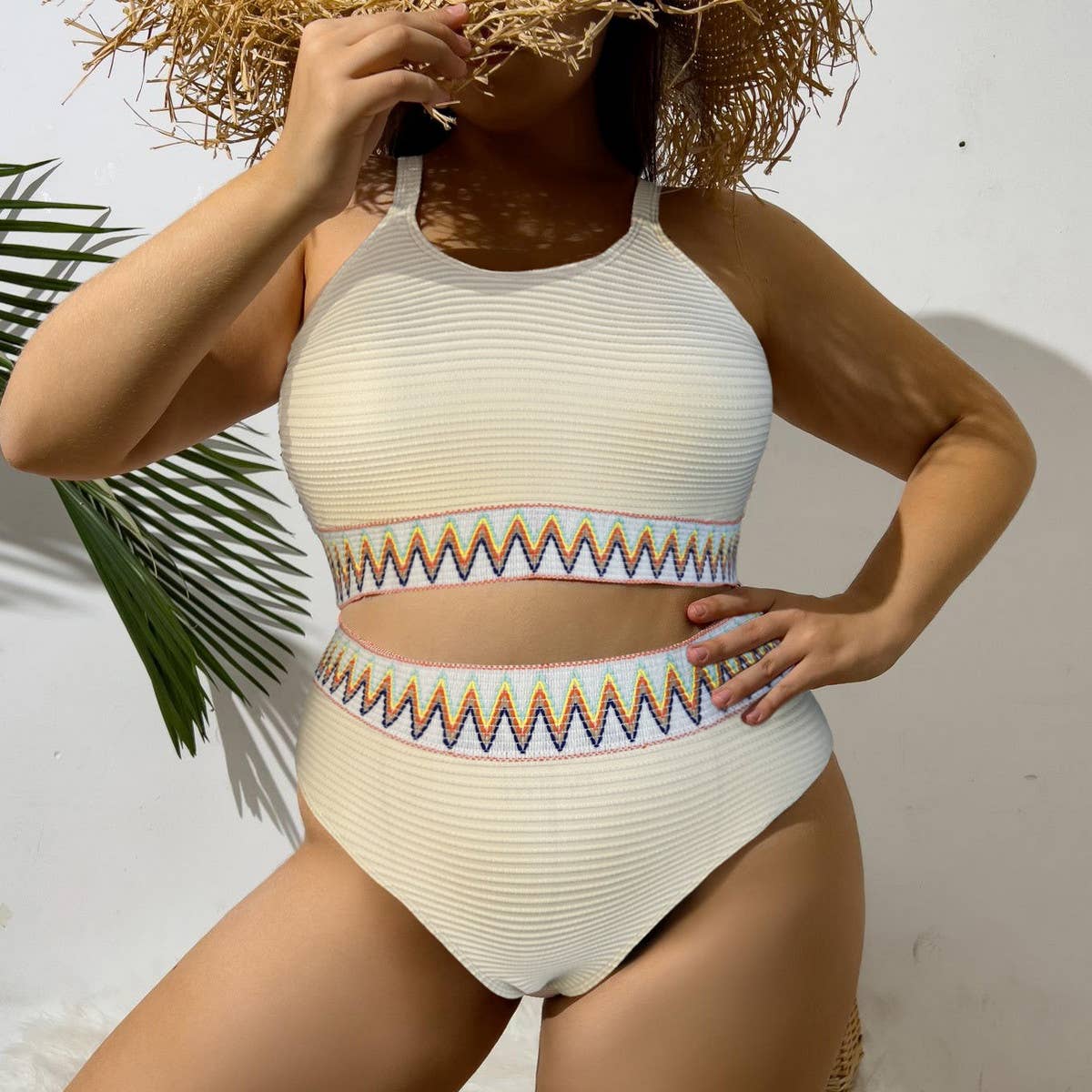 Sexy High-Waist Bikini - Plus Size Swimwear