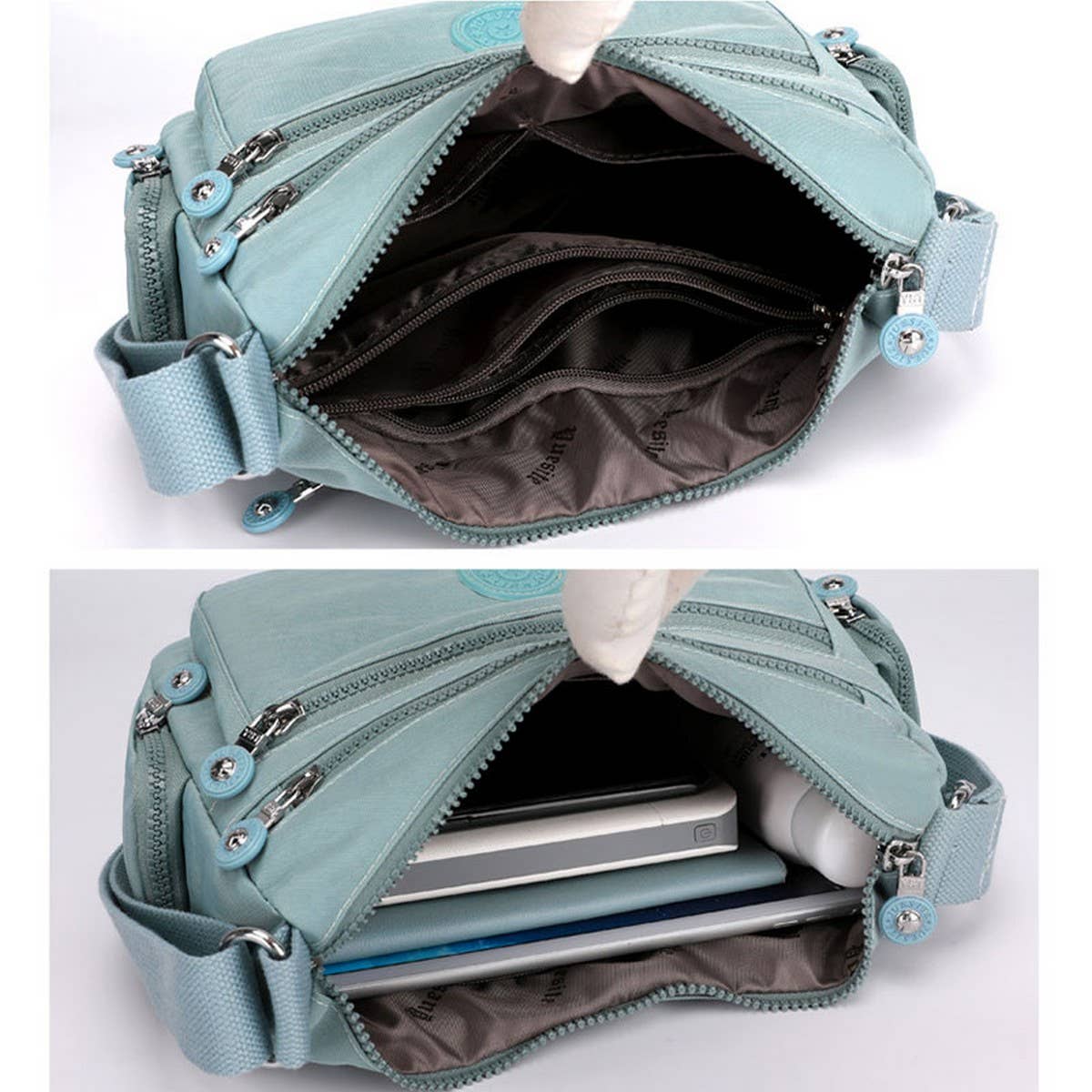 WATERPROOF PRINTED CASUAL SHOULDER CROSSBODY BAG_CWAB3531