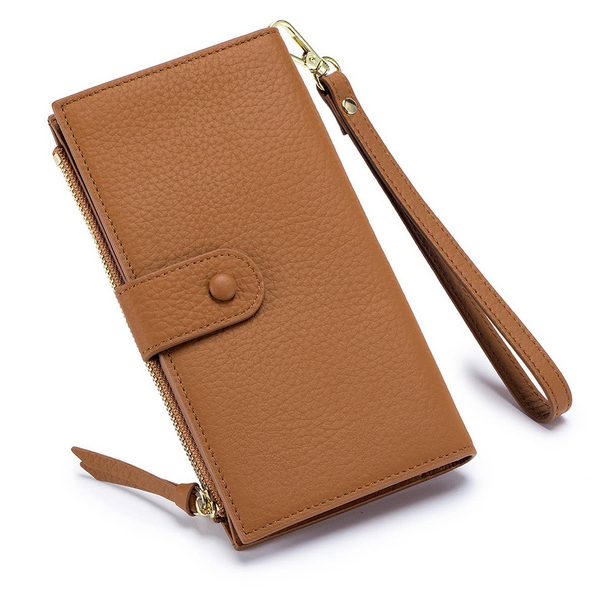GENUINE LEATHER LONG STYLISH LARGE CAPACITY WALLET_CWAB3799