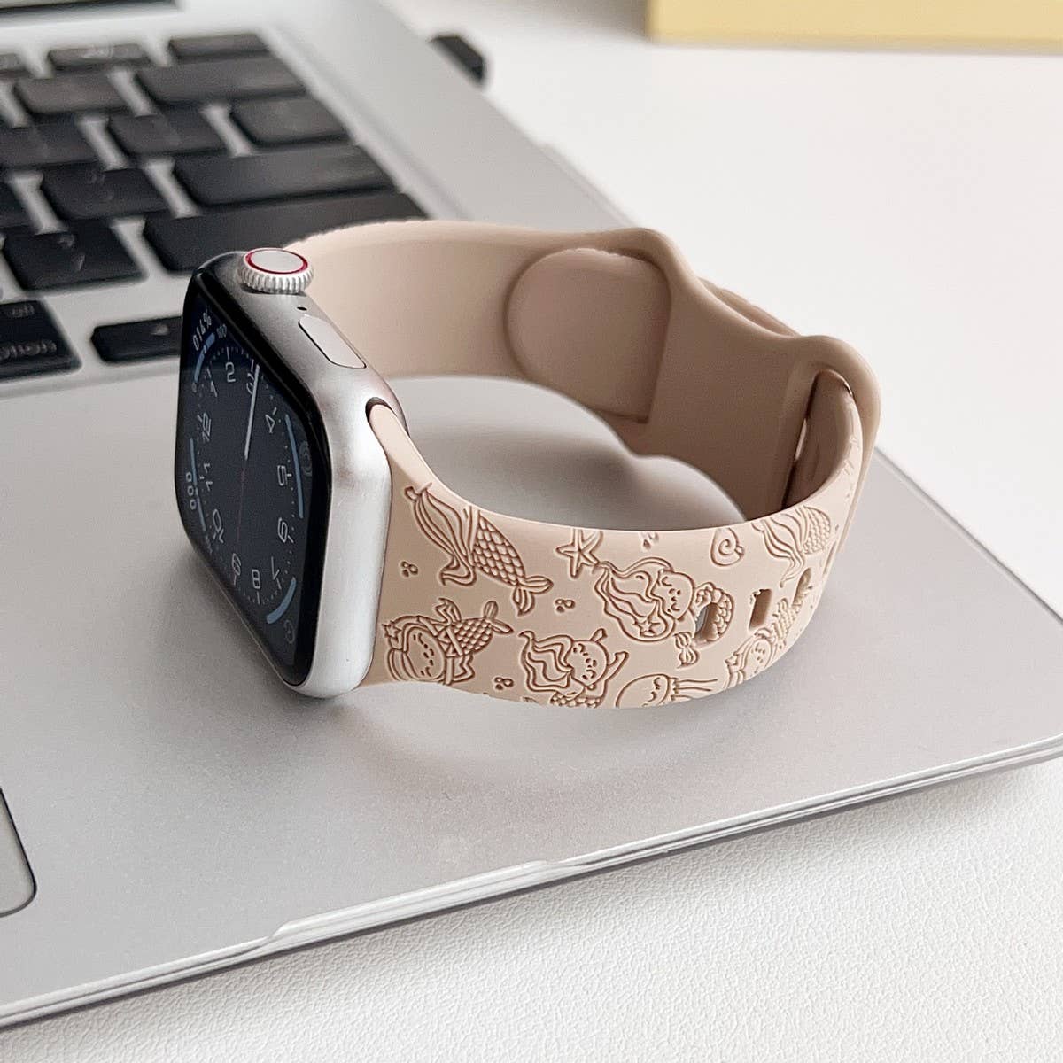 APPLE WATCH ULTRAS9S8 ENGRAVED MERMAID STRAP_CWWW0056