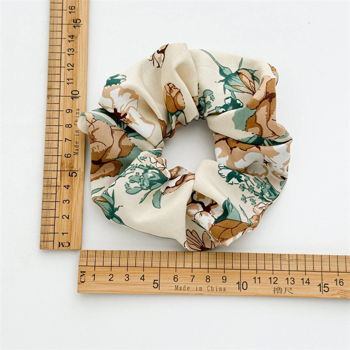 SWEET LARGE FLORAL HIGH ELASTIC HAIR TIE