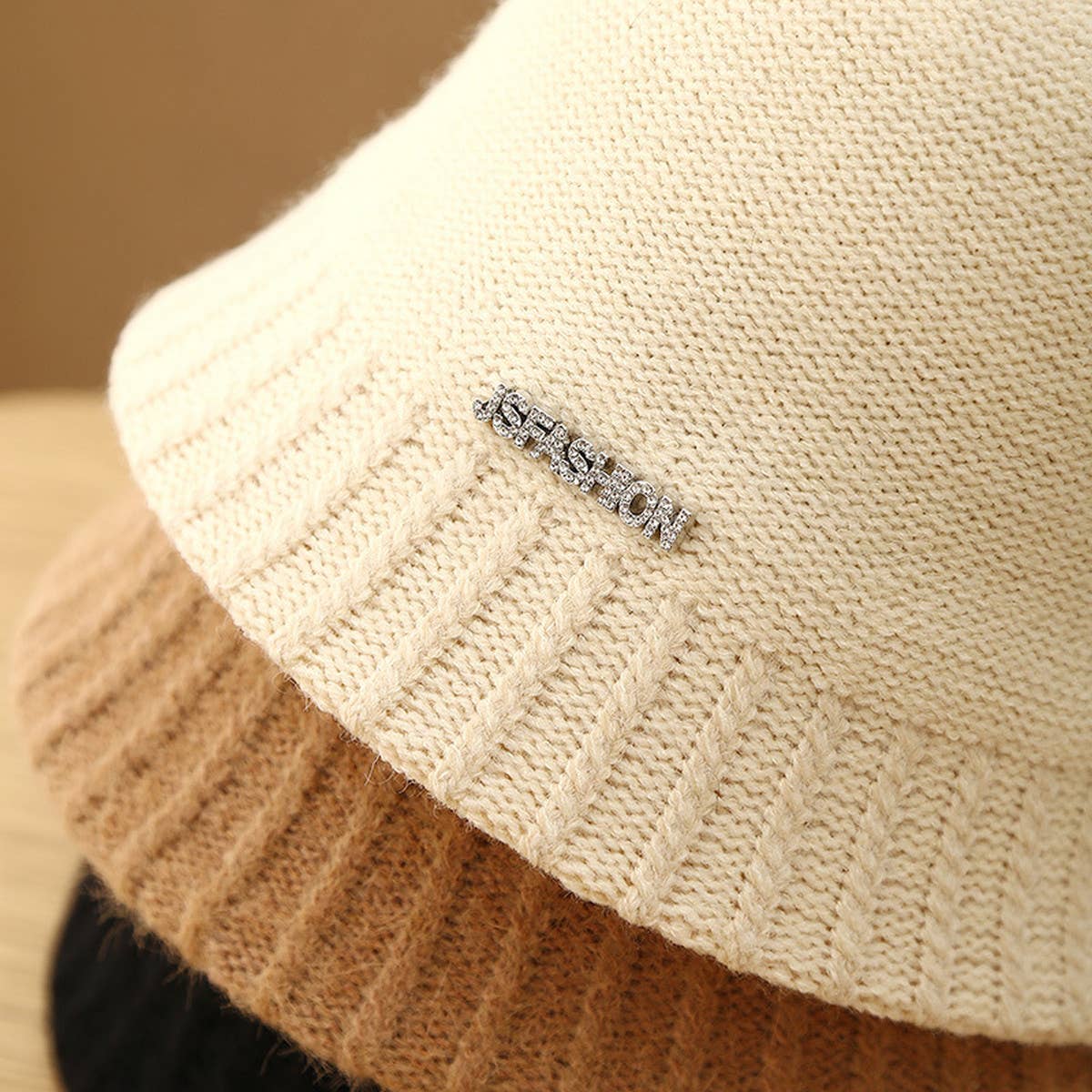 SIMPLE CROCHET STRIPE BUCKET HAT_CWAB2858