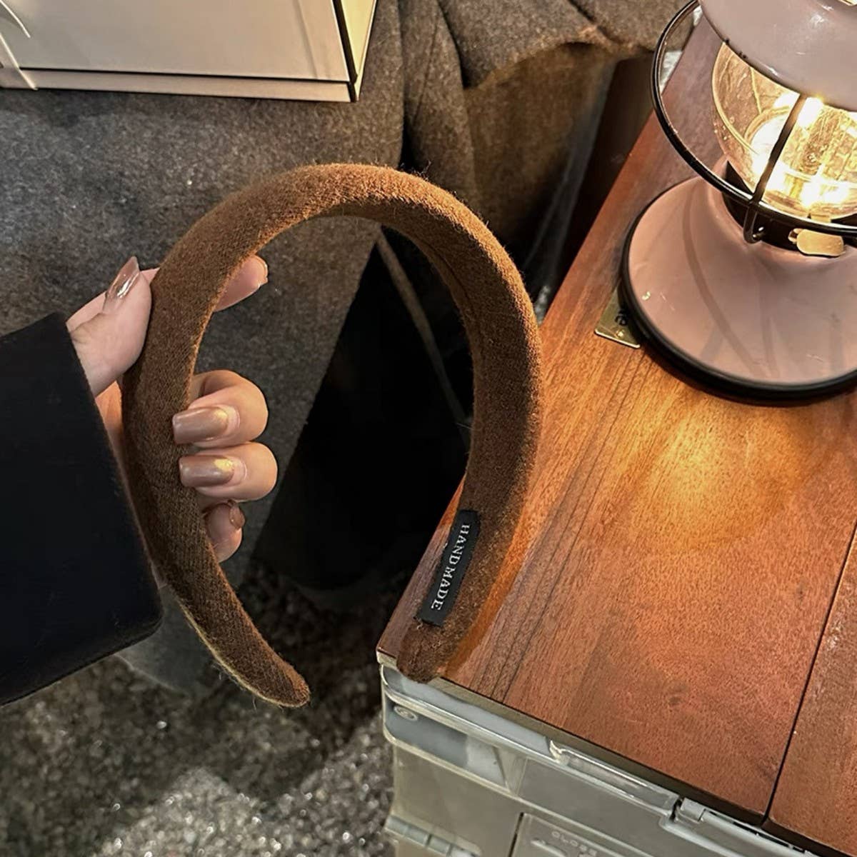 VERSATILE WOOL HIGH SKULLHEADBAND HEADDRES HAIRPIN