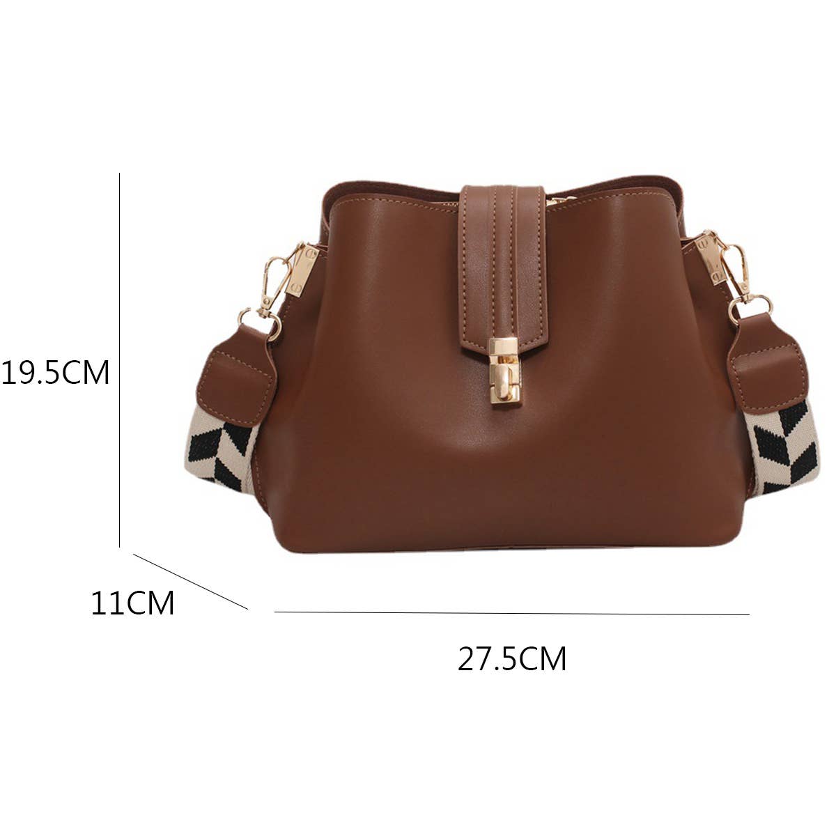 WOMEN RETRO SHOULDER BUCKET BAG_CWAB1552