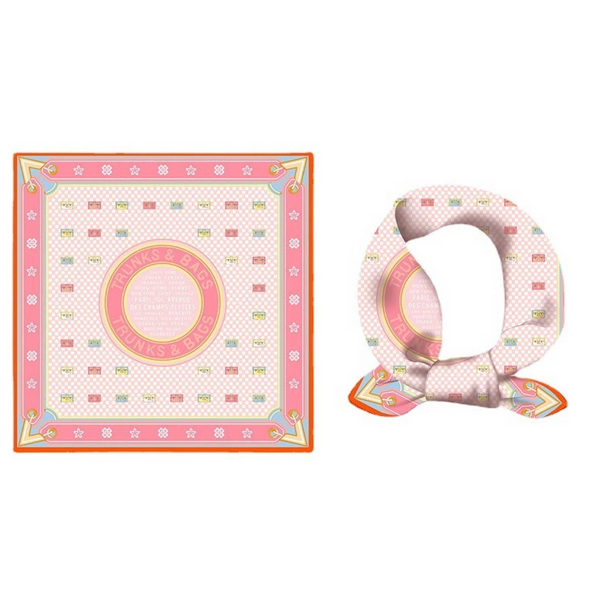 WOMEN OUTERWEAR THIN SQUARE SCARF