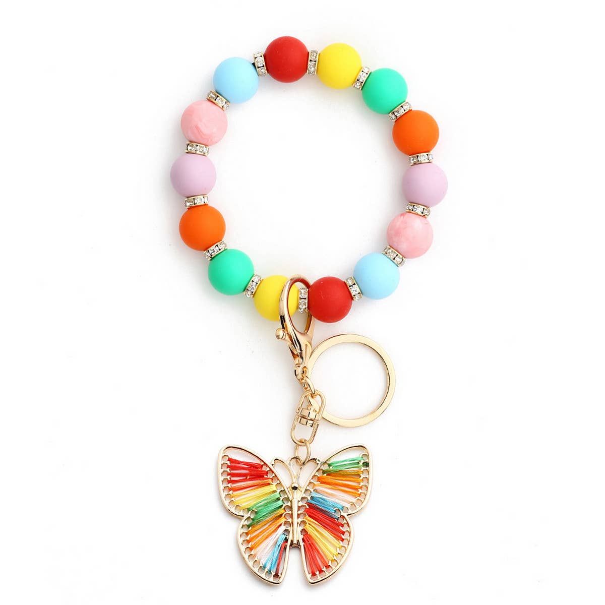 FASHION BRACELET BUTTERFLY PENDANT KEYCHAIN_CWMM1306
