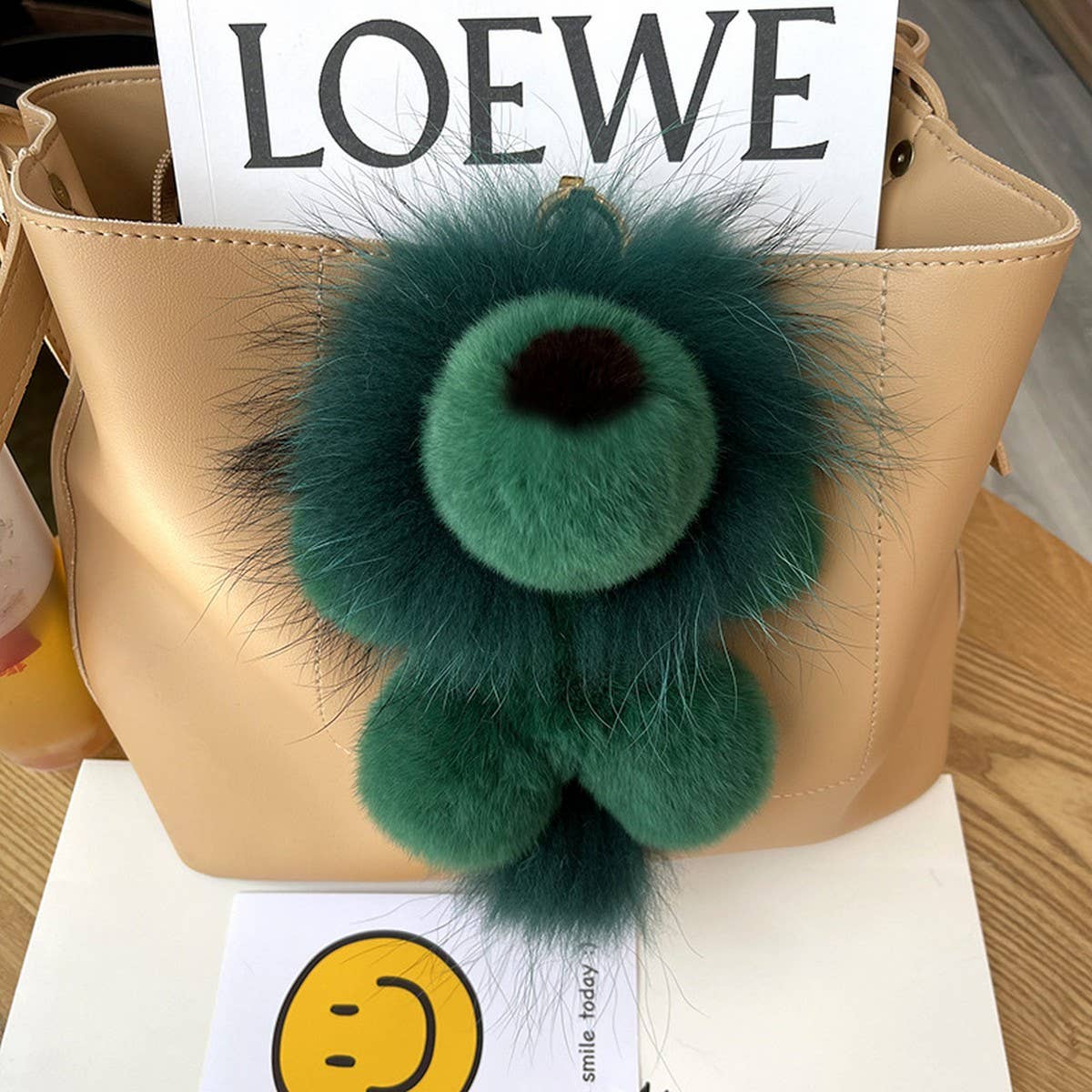 HIGH-GRADE LOVE PLUSH LION BAG PENDANT ACCESSORIES