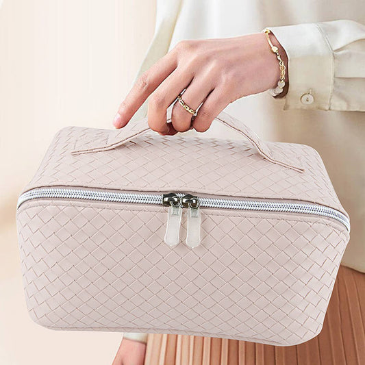 FASHION PORTABLE WOVEN COSMETIC BAG_CWAB1084