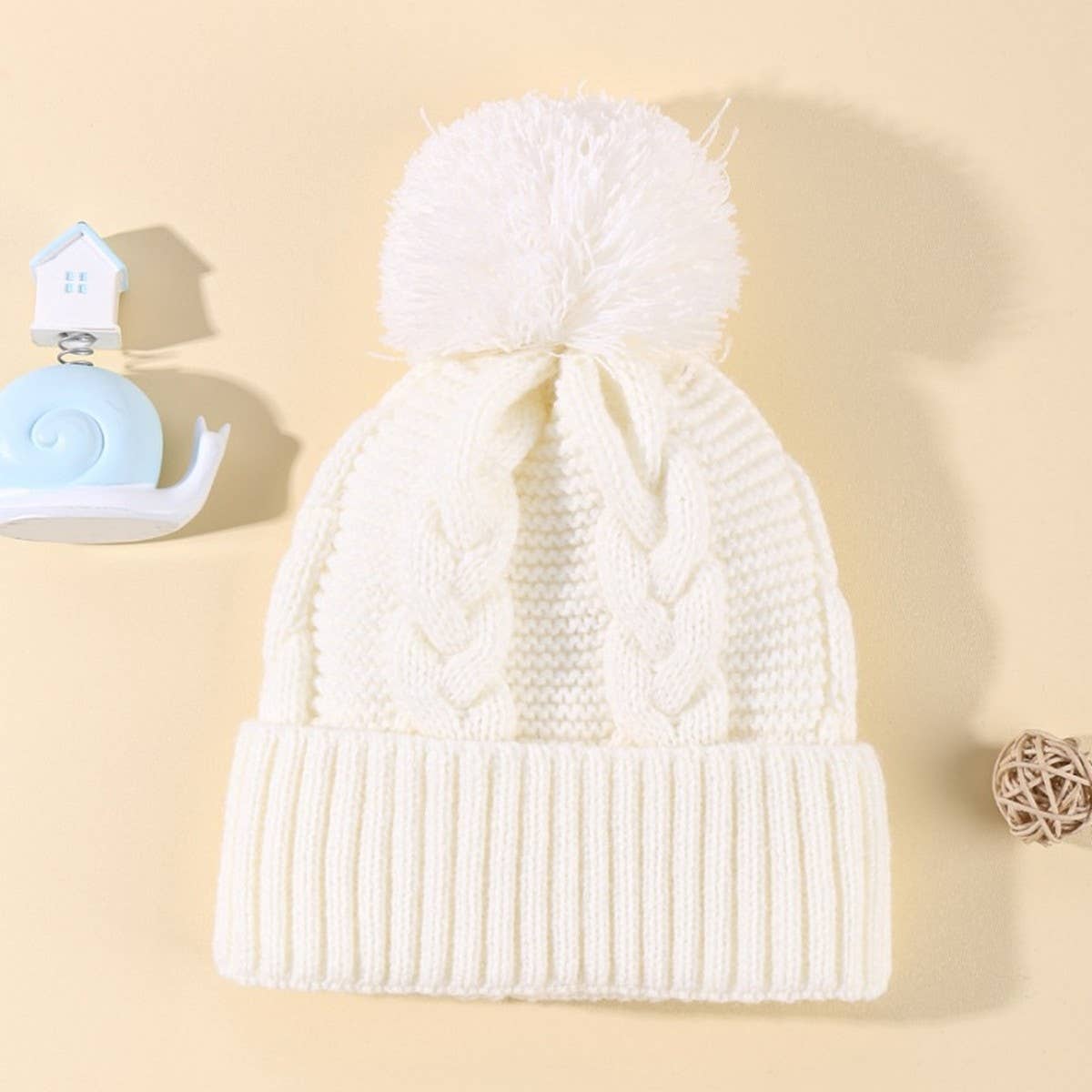 2024 NEW CHILDREN'S SINGLE BALL TWIST KNITTED HAT_CWAH1741