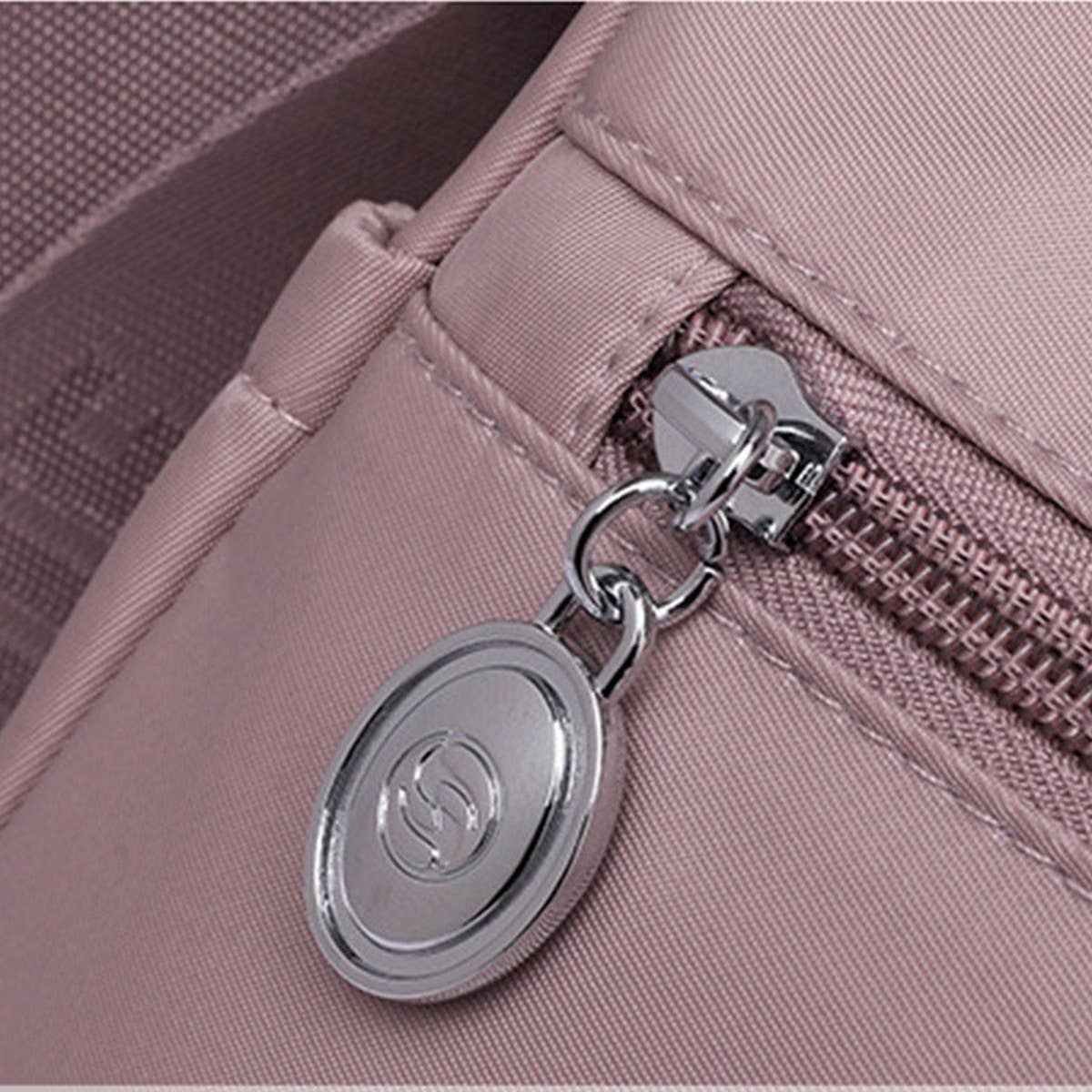 MULTI-COMPARTMENT NYLON SHOULDER AND CROSSBODY BAG