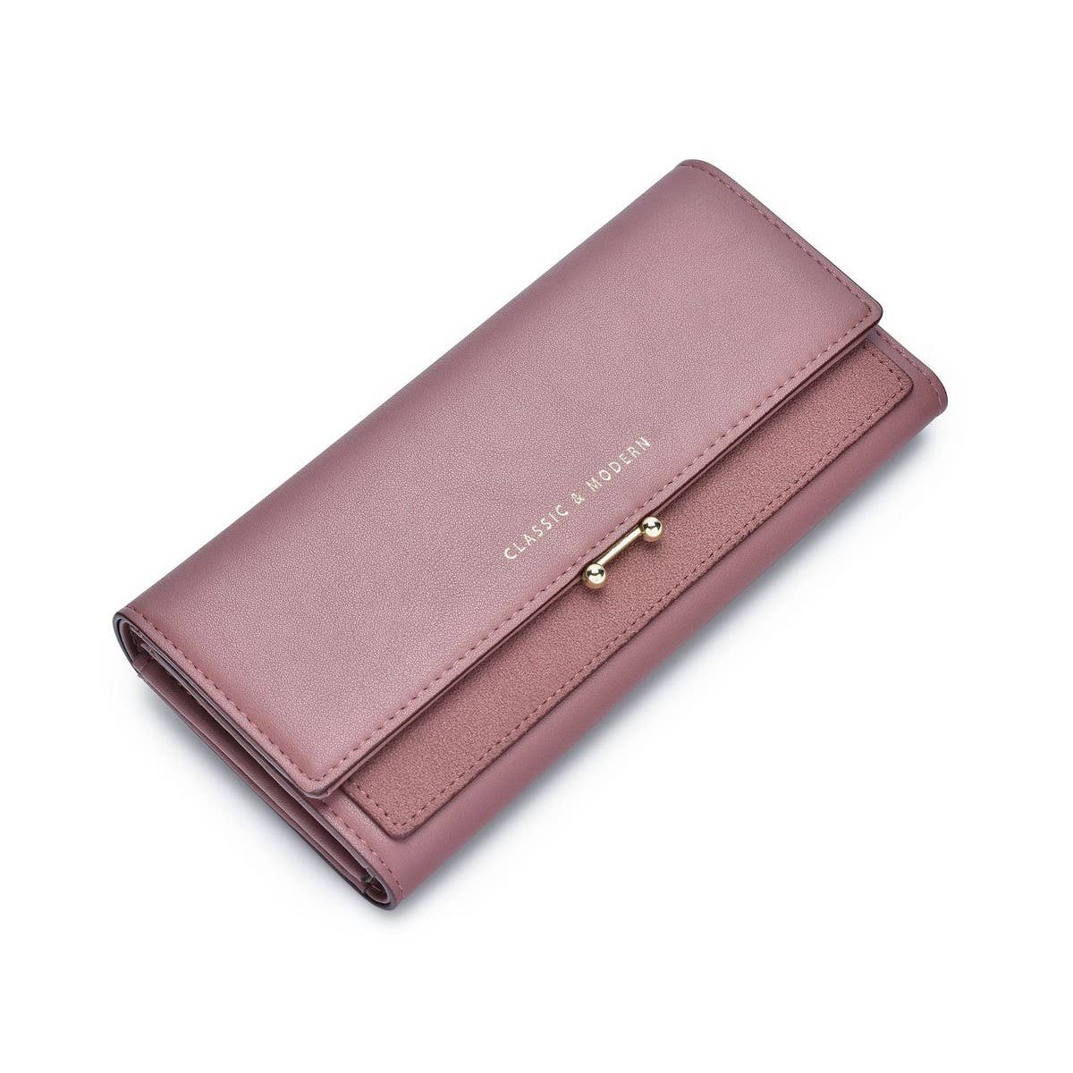 RETRO MULTI POCKET ZIPPER WALLET_CWAB1647