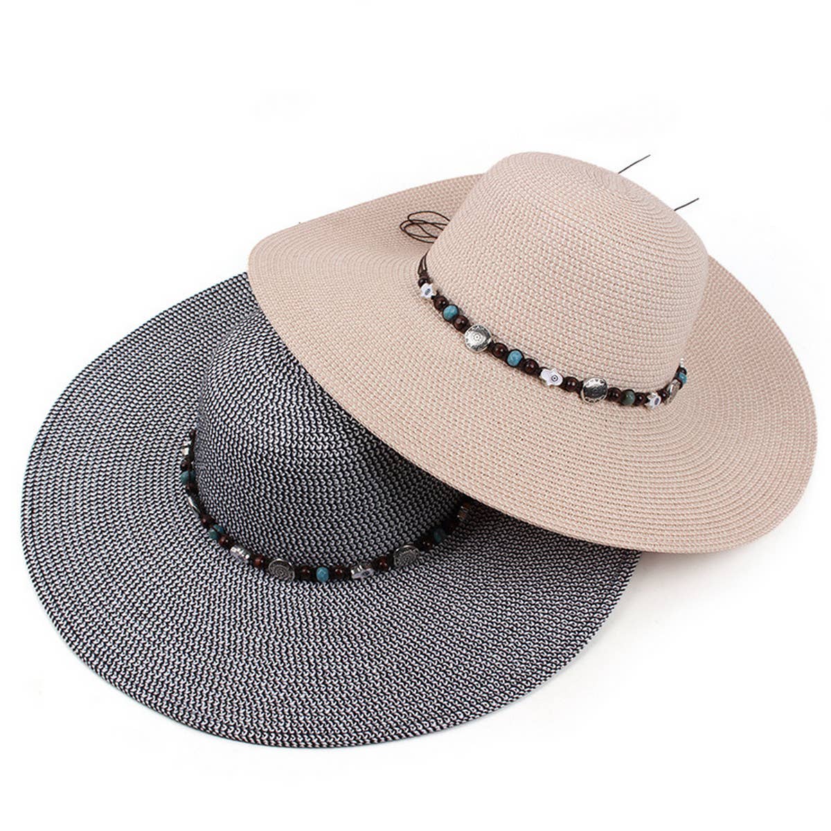 OUTDOOR LEISURE SUN PROTECTION DOME STRAW HAT_CWAH1205