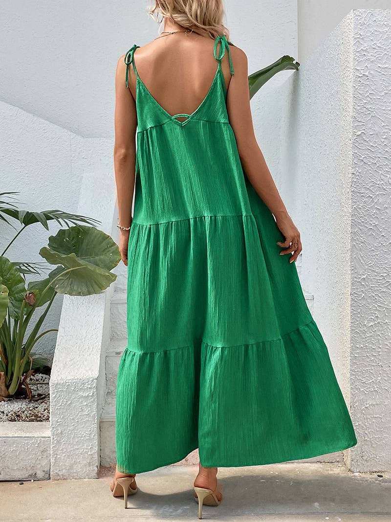 Loose waistband dress