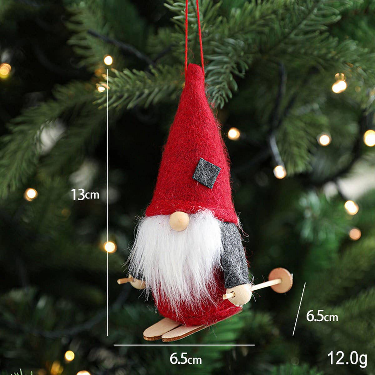 Fabric Santa & Rudolph Doll Holiday Decoration_CWMM9685