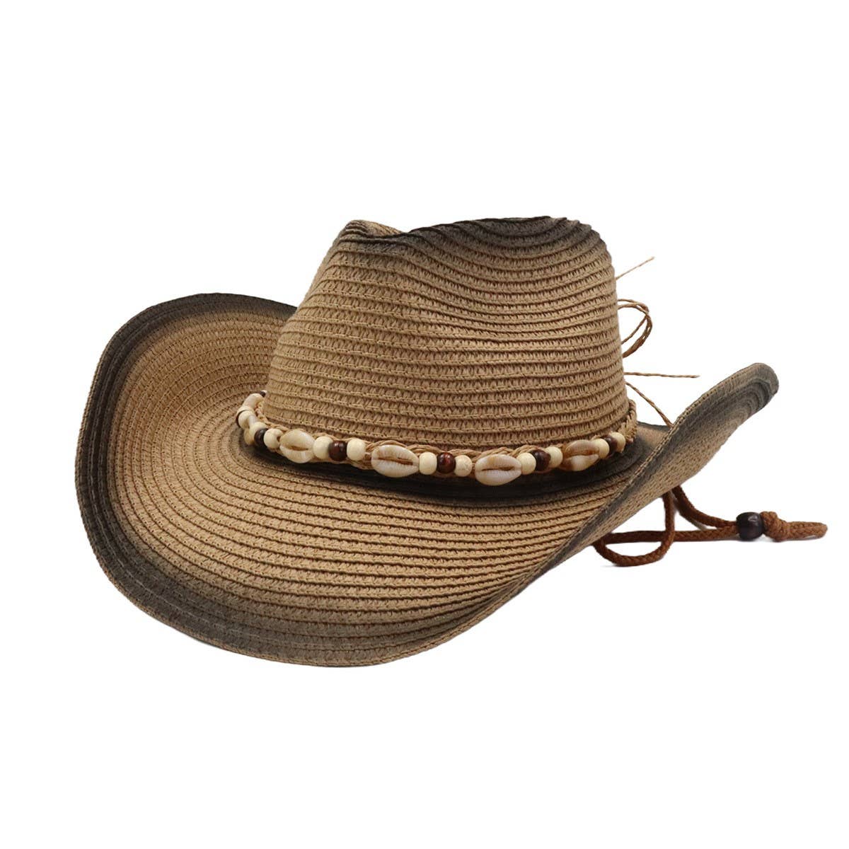 Western Cowboy Beach Hat with Sun Protection_CWAH04490