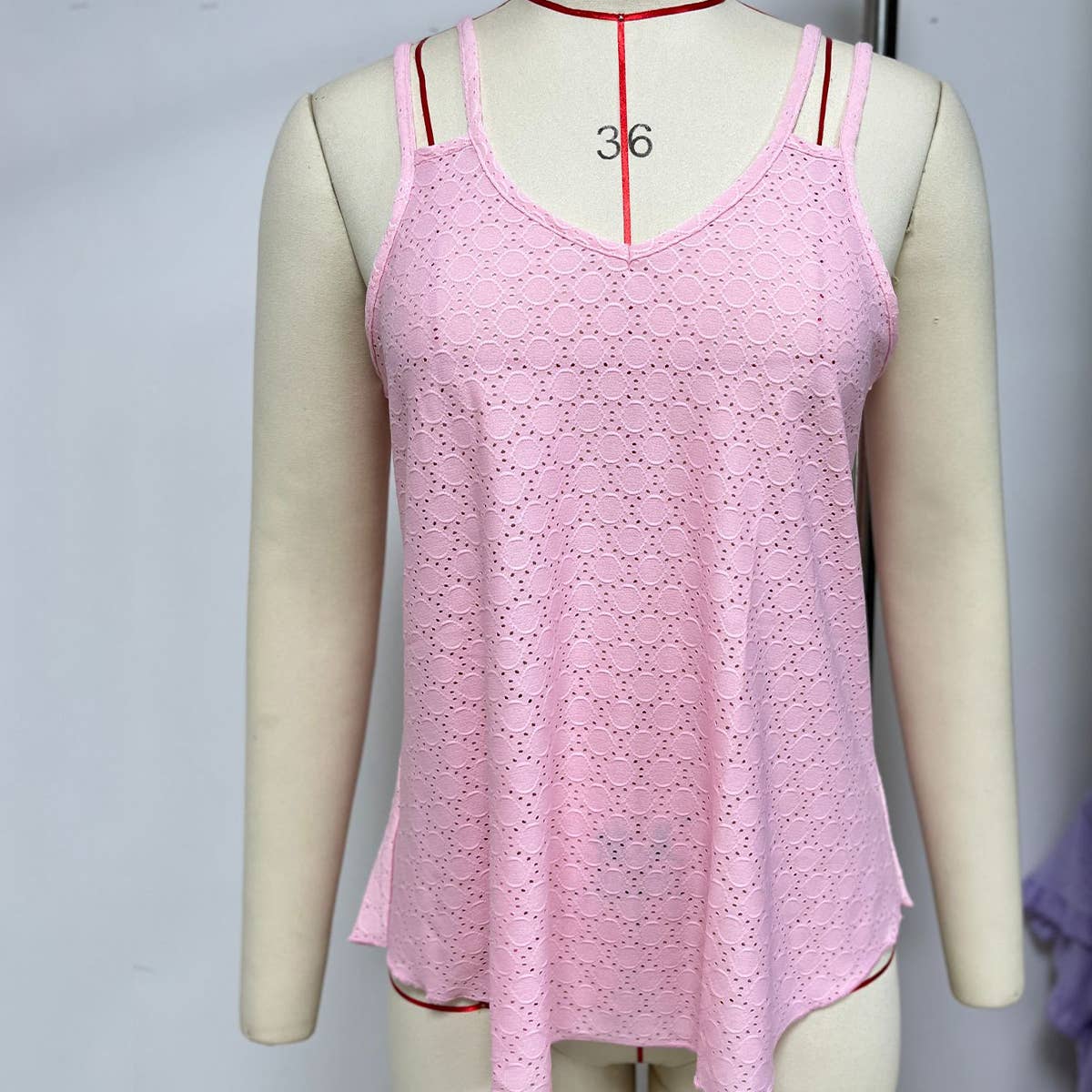 Solid color breathable casual suspender