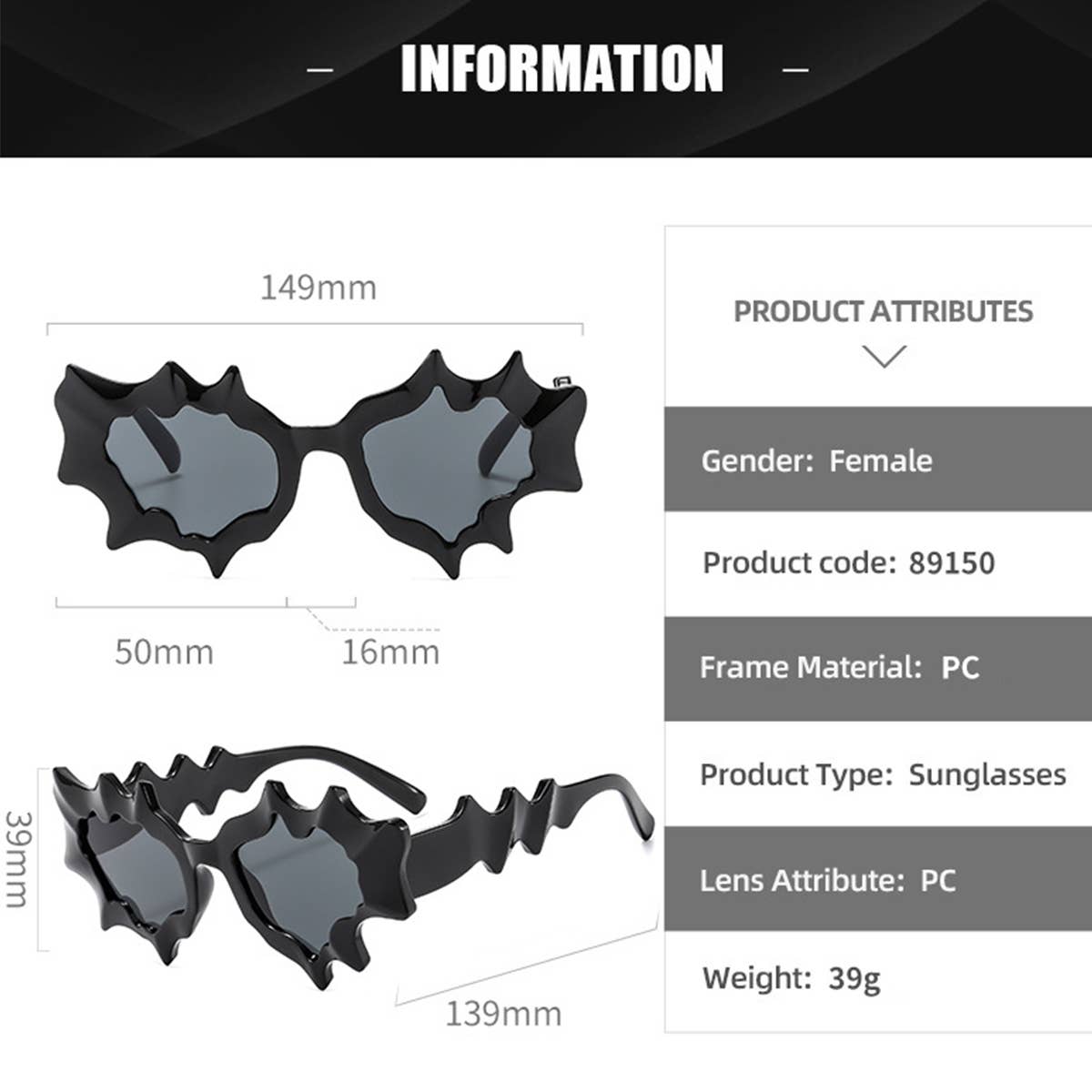 2024 IRREGULAR FUTURISTIC PUNK SUNGLASSES UNISEX_CWASG0254