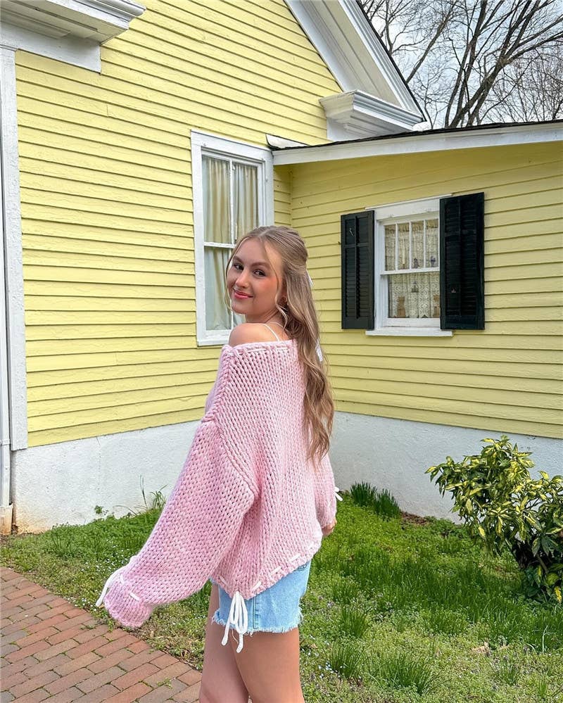 FASHION LONG-SLEEVED LOOSE PULLOVER SWEATER