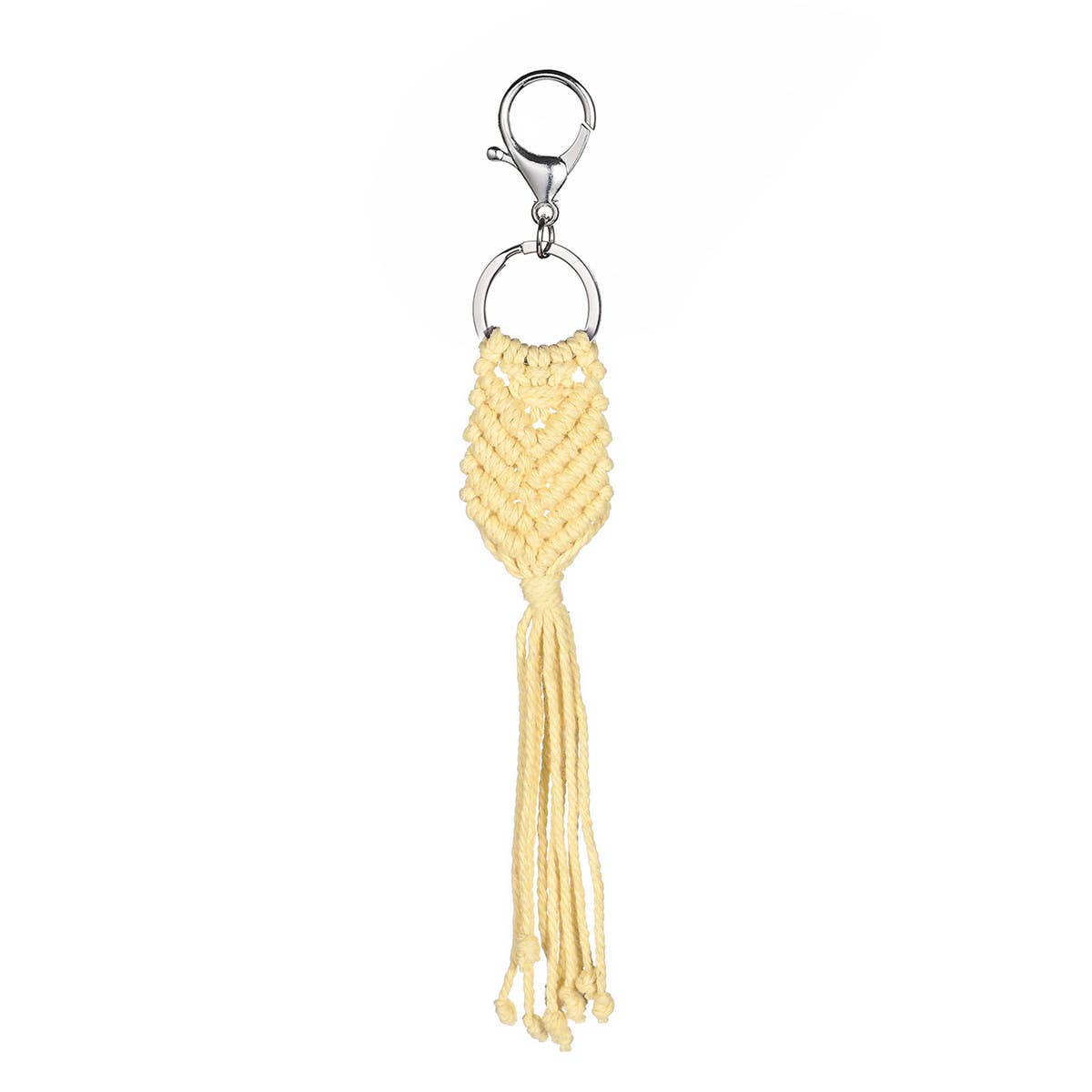 HANDCRAFTED BRAIDED KEY RING KEYCHAIN